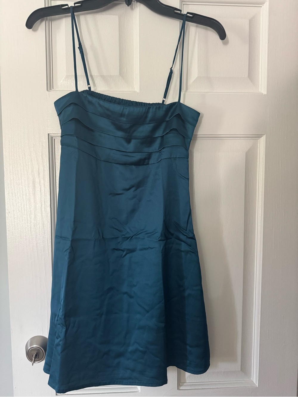 Beginning Boutique Chantell Teal Mini Dress
